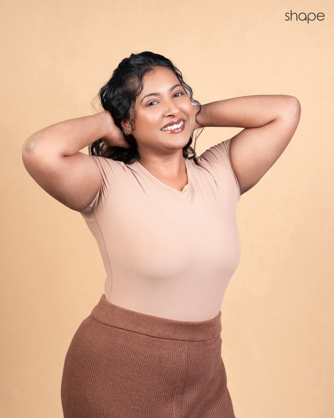 Sculpting Bodysuit  Half Sleeve